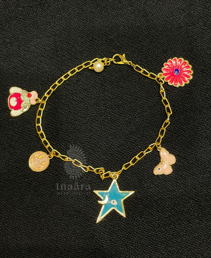 Lapis Lazuli Gemstone & Leaf Bracelet (copy)