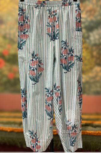 Sandhiya Pants- Floral Stripes