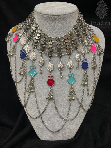 Handcrafted Fabric Bohemian Style Necklace (copy)