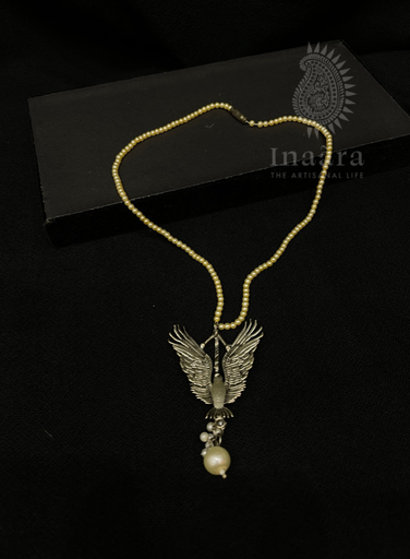 Beaded Necklace w/Eagle Pendant