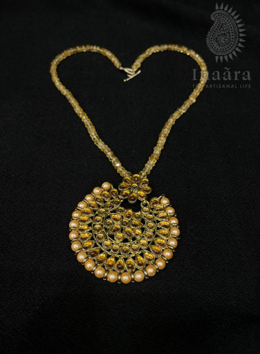 Crystal Beads Necklace w/Elephant Pendant (copy)