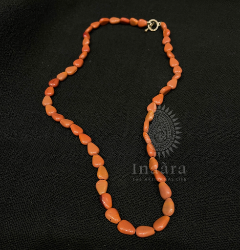 Beaded Necklace- Orange