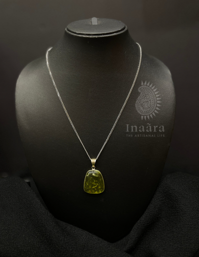 Yellow Gemstone Pendant Necklace