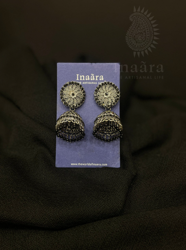 Jhumka Earring-Gray (copy)