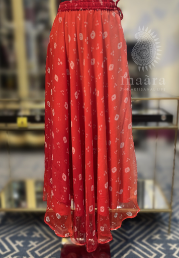 Anya Skirt- Red & White