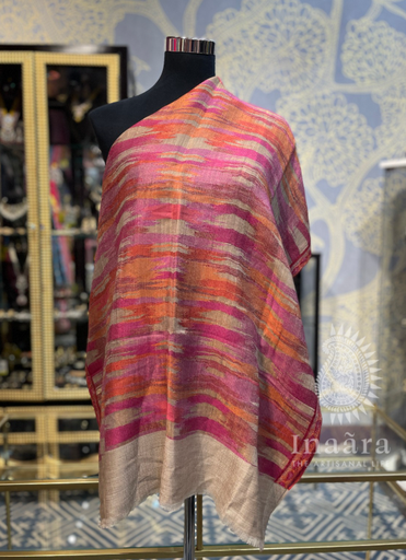 Ikat Fine Wool Stole