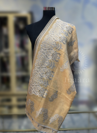 Fine Wool Stole- Green & Purple (copy)