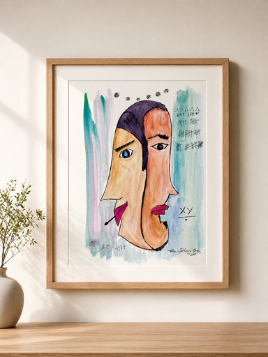 Twins-Art Print (11x16")