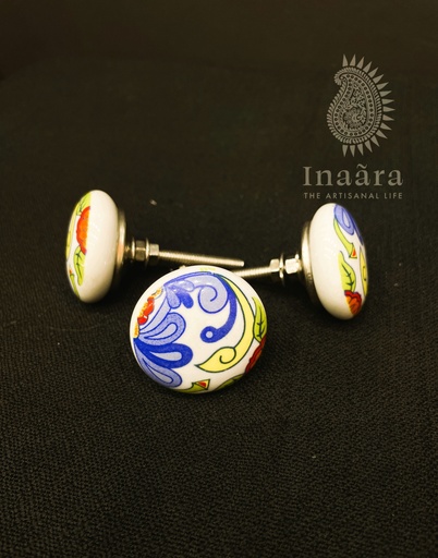 Mandala Ceramic Cabinet/Drawer Knob-GRN (copy)