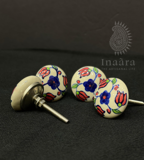Ceramic Cabinet/Drawer Knob-Tulip