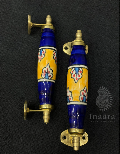 Ceramic Door Handle- Sky Blue/2pc (copy)