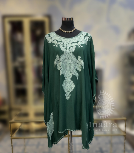 Embroidered Kaftan-Green